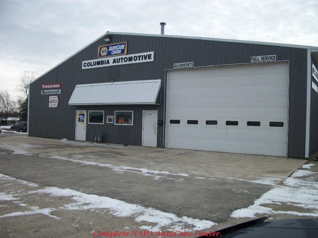 Columbia Automotive shop building exterior
